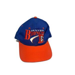 Denver Broncos Baseball Hat Vintage Blue Orange Cap Team NFL football one Size